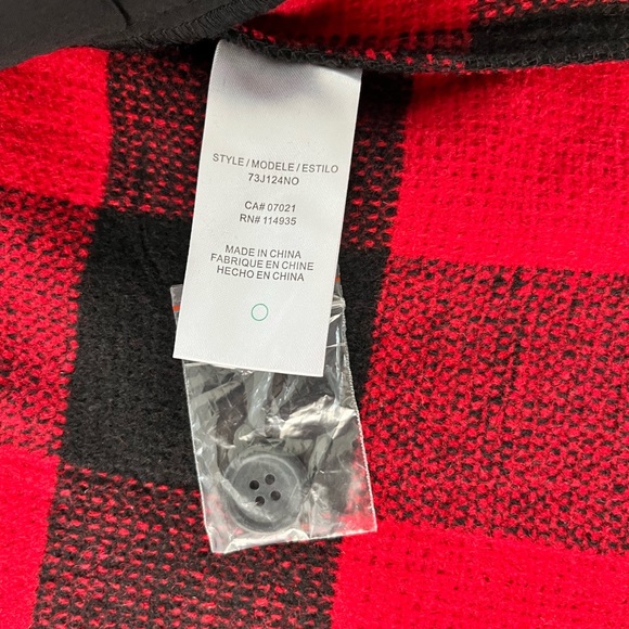 NEW MEN RDI BUFFALO PLAID BUTTON DOWN SHIRT JACKET WINTER CORE SIZE 3X - Picture 8 of 12